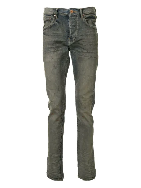 Purple Brand Oil Repair skinny jeans