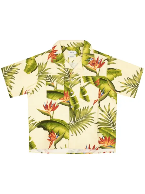 RHUDE 印花短袖衬衫
