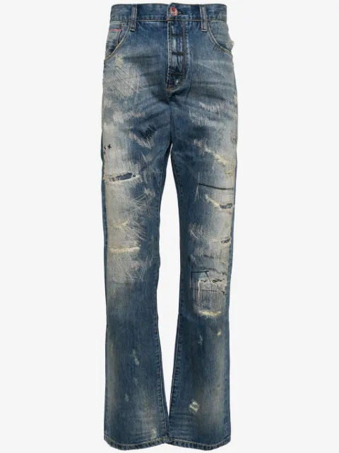 Private Stock jeans con efecto desgastado