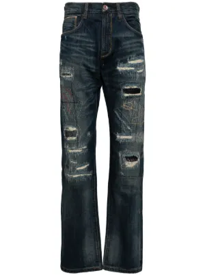 Neighborhood Savage Ripped Jeans | Blue | FARFETCH