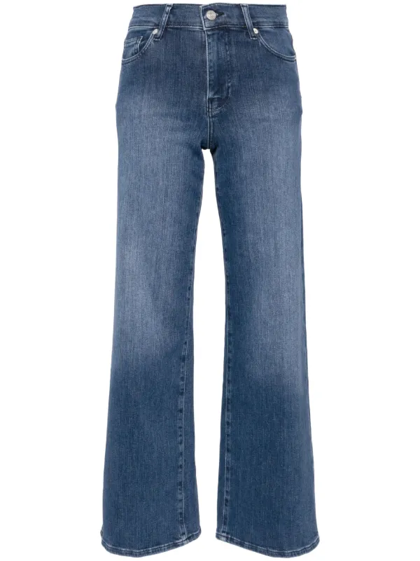 FRAME Le Slim Palazzo ジーンズ | ブルー | FARFETCH JP