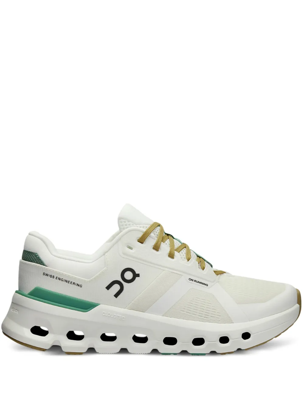On Cloudrunner 2 "Undyed-White Green" sneakers Wit