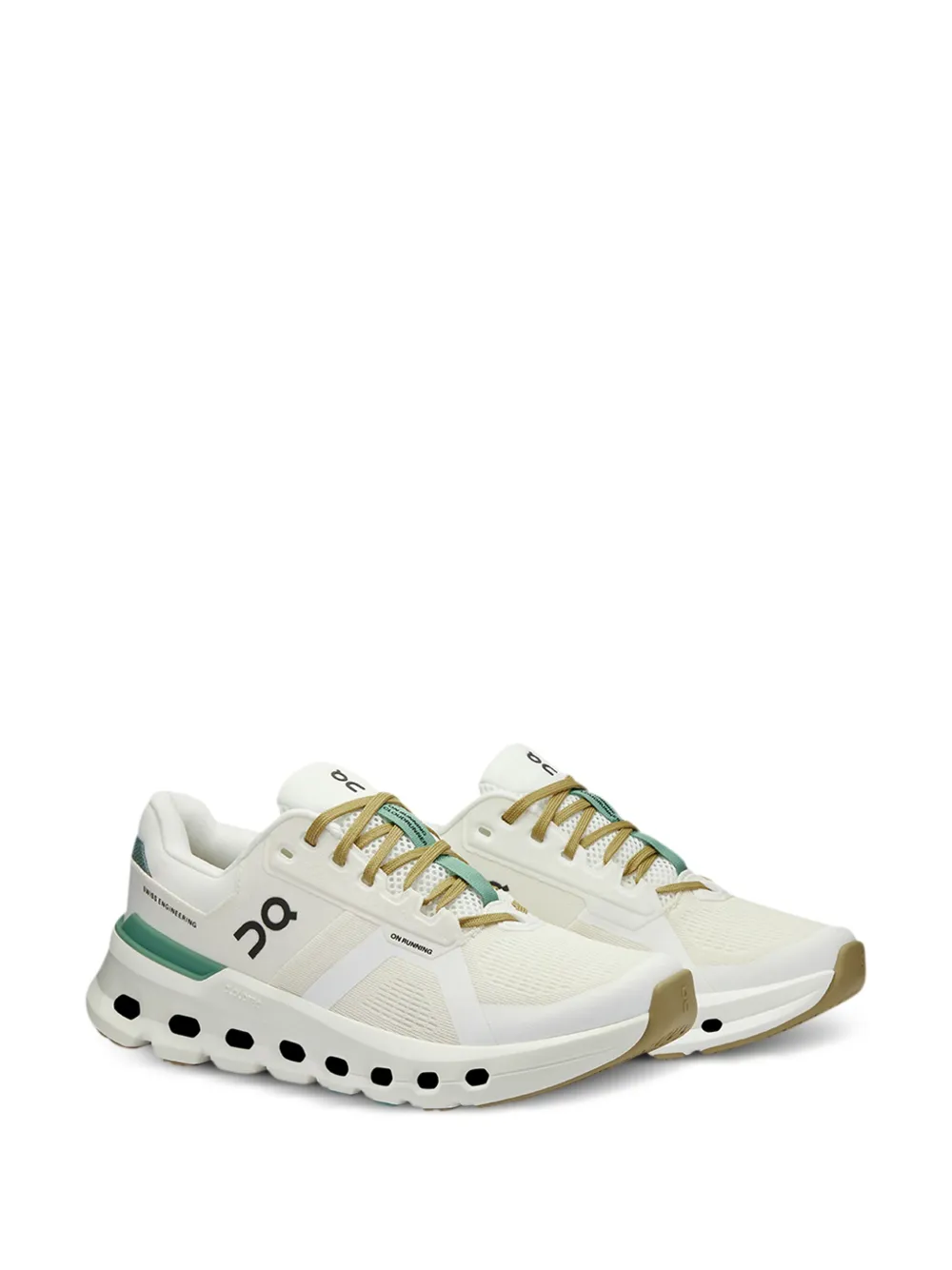 On Cloudrunner 2 "Undyed-White Green" sneakers Wit