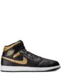 Jordan Air Jordan 1 Mid ""Black/White/Metallic Gold"" sneakers