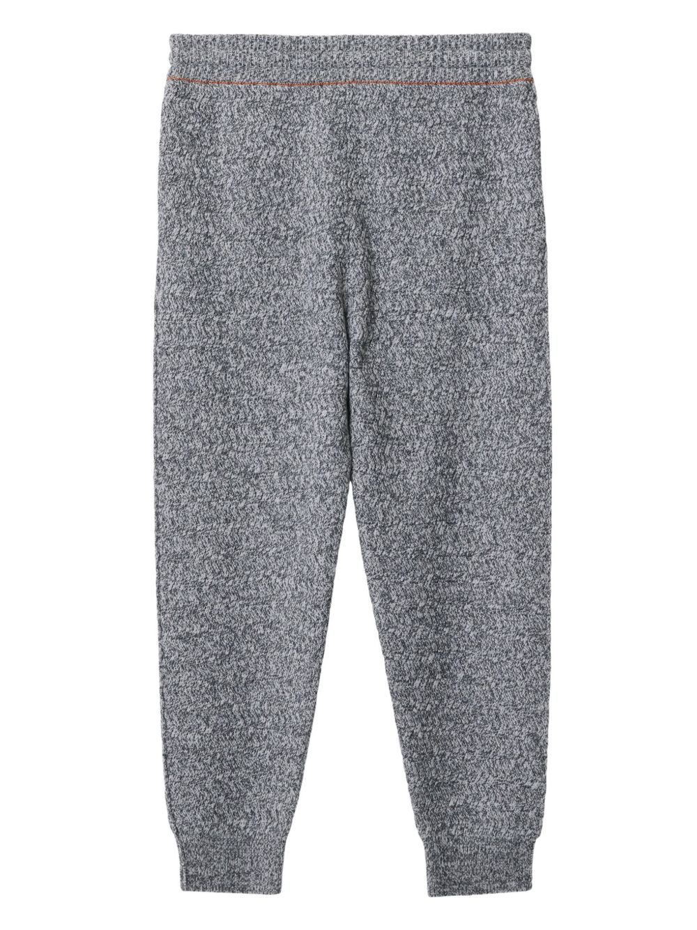 Burberry Kids logo-embroidered track pants - Grey