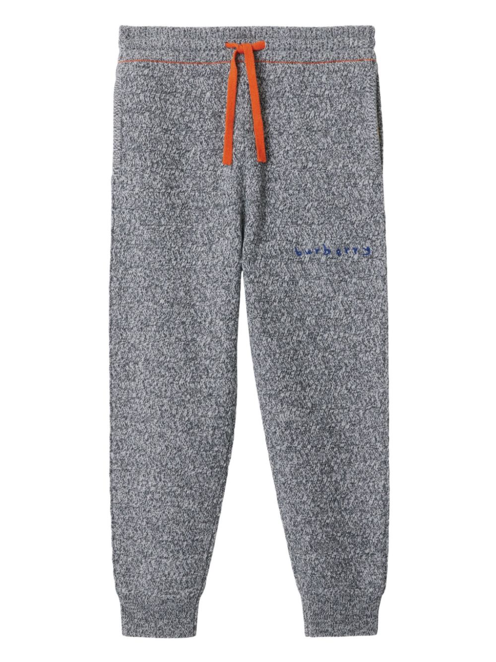 Burberry Kids logo-embroidered track pants - Grey