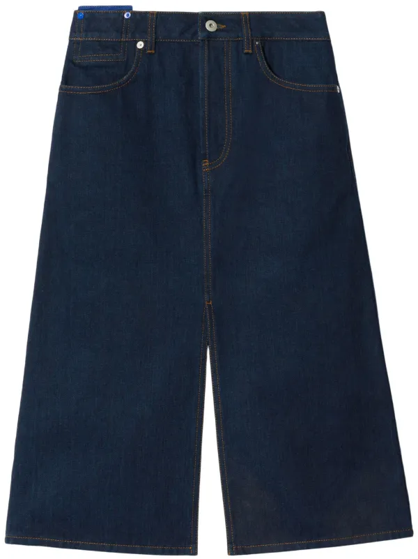 Burberry Denim Skirt in Blue