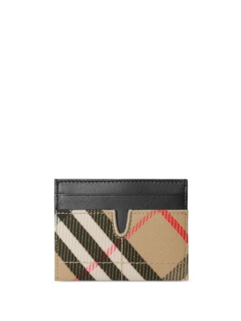 Burberry Check Snip card holder Women