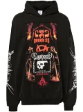 VETEMENTS patch-detail hoodie - Black