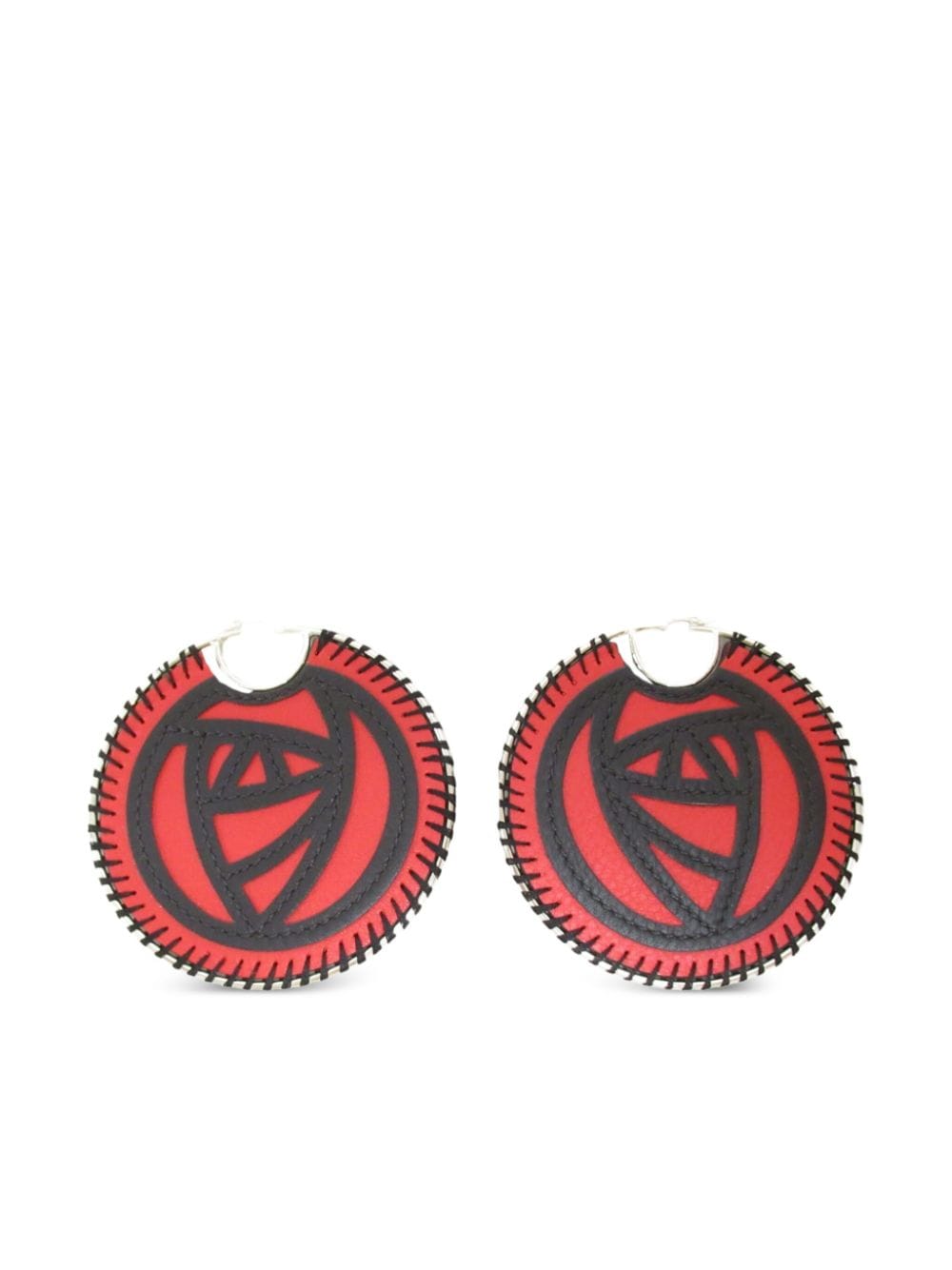 Loewe Pre-Owned 2000s Rose earrings - Rosso