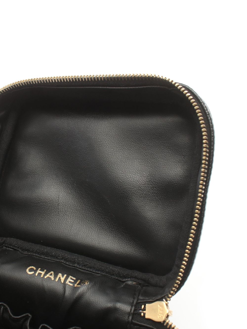 CHANEL 2002-2003 CC stitch vanity handbag Women