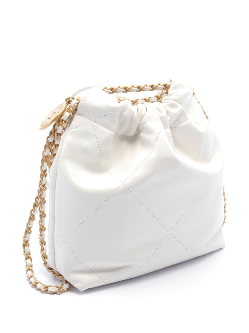 CHANEL Pre-Owned 2022 22 bucket bag - Wit