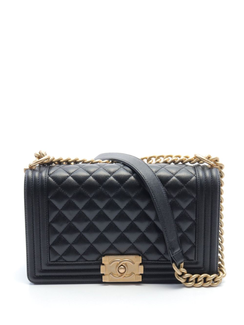 CHANEL Pre Owned 2019 MittelgroBe Boy Chanel Schultertasche Schwarz FARFETCH DE