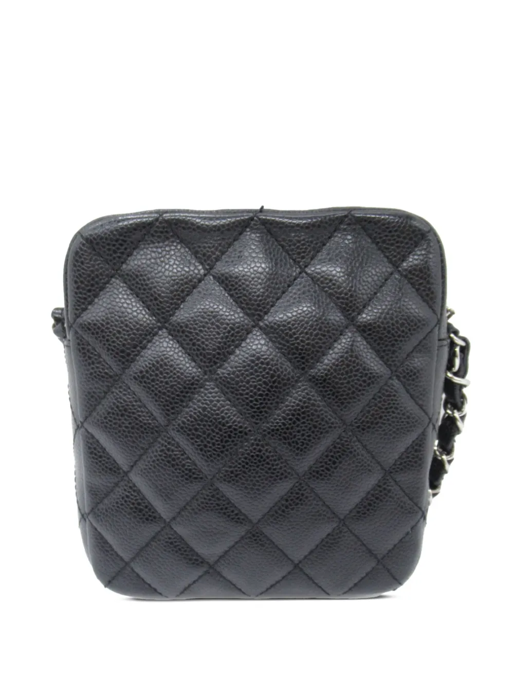 CHANEL Pre-Owned 2005-2006 diamond-quilted shoulder bag - Zwart