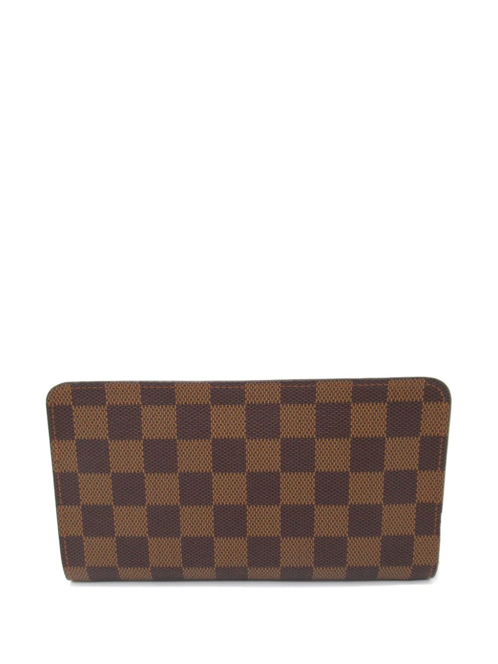 Louis Vuitton Pre-Owned 2006 Damier Ebène long wallet - Bruin