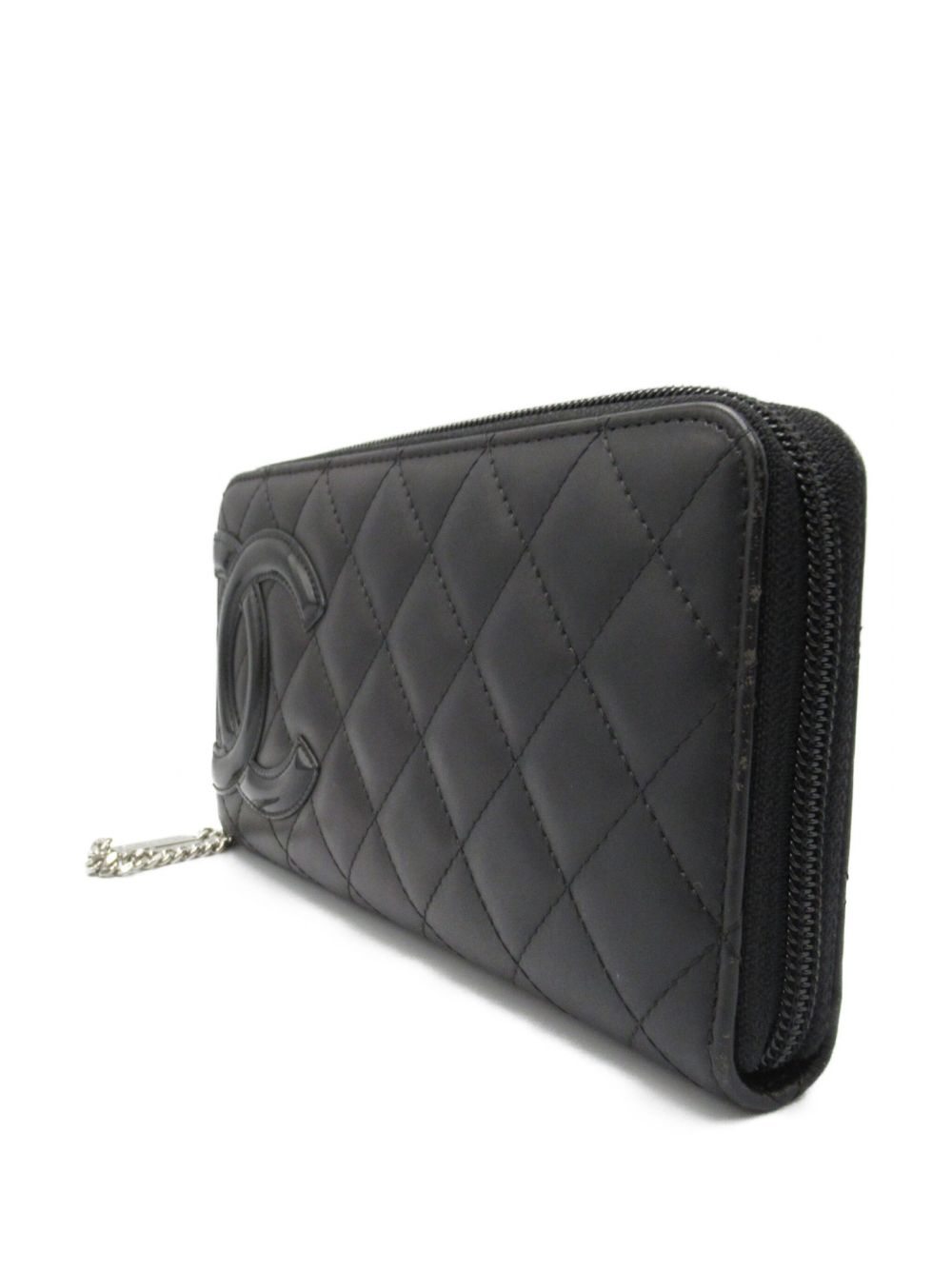 CHANEL 2011 Cambon line long wallet Women