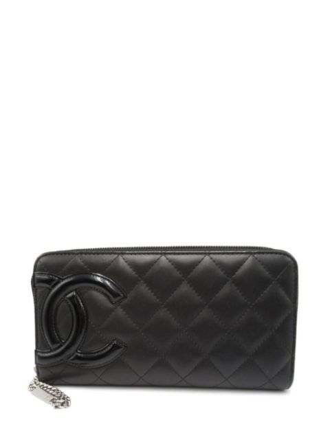 CHANEL 2011 Cambon line long wallet Women