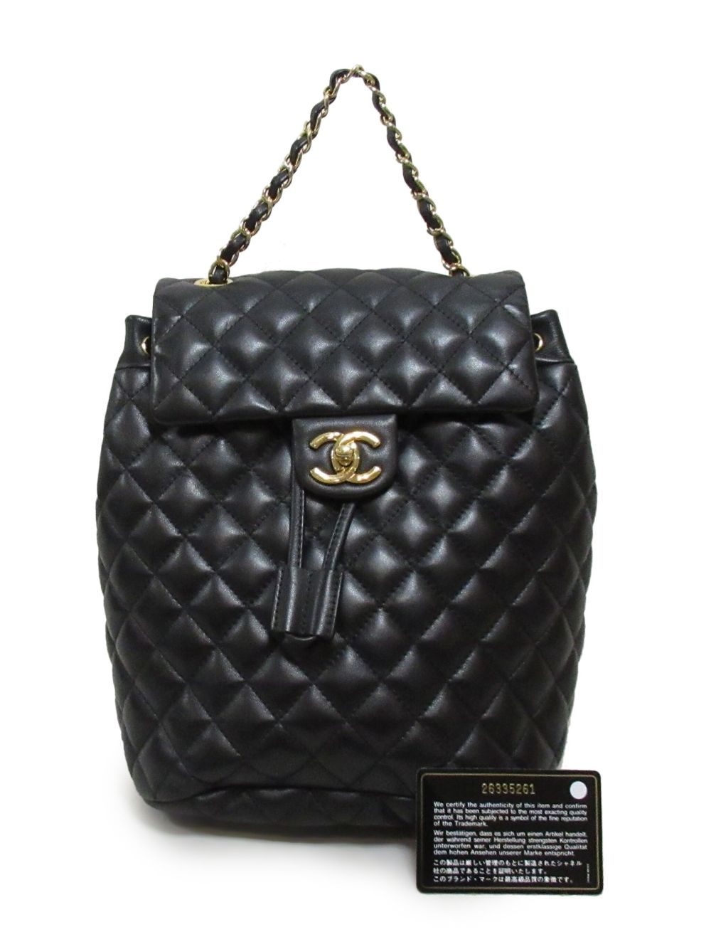 Cheap HOT SALE CHANEL 2018-2019 diamond-quilted leather backpack Women