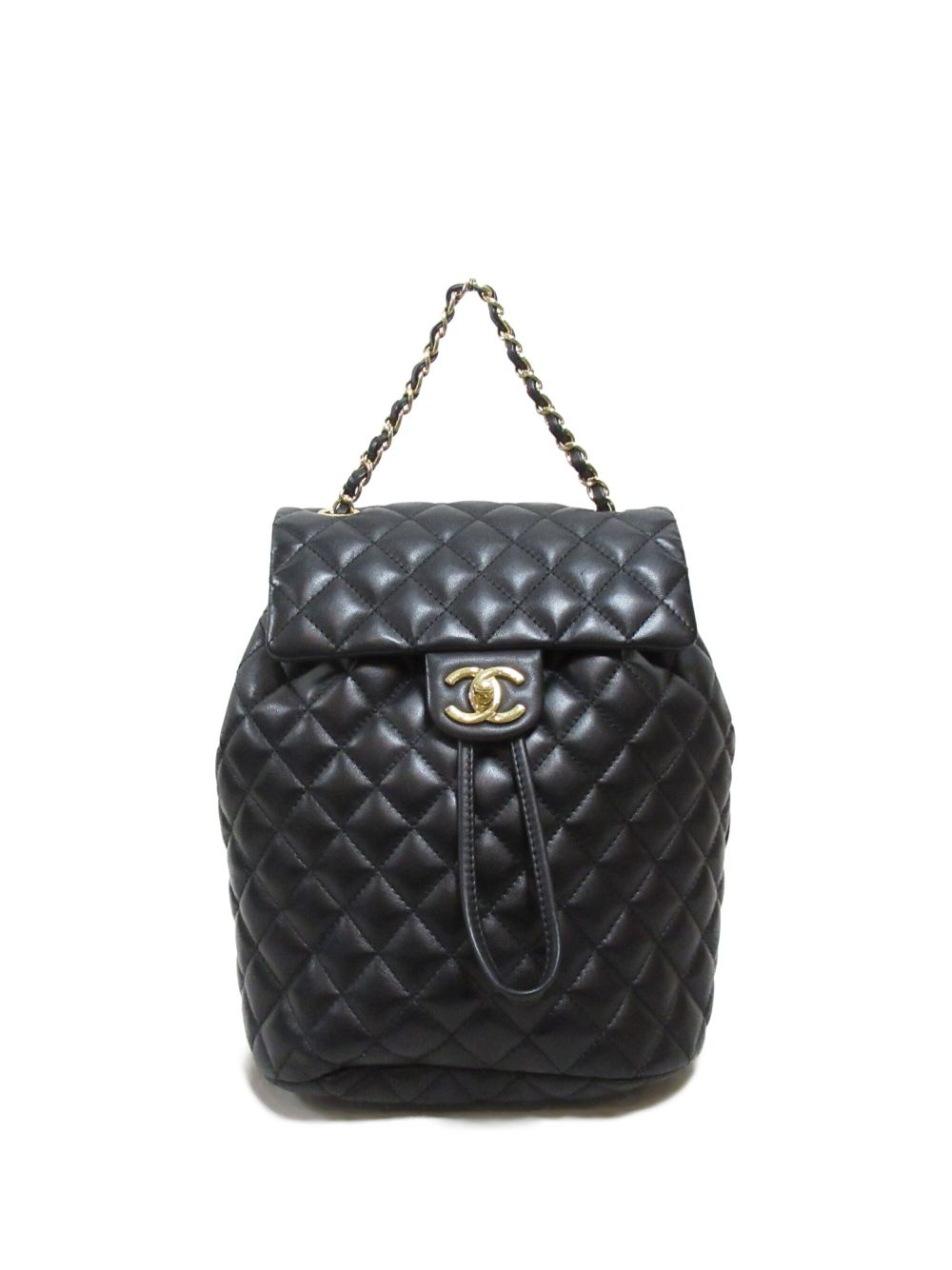 Cheap HOT SALE CHANEL 2018-2019 diamond-quilted leather backpack Women