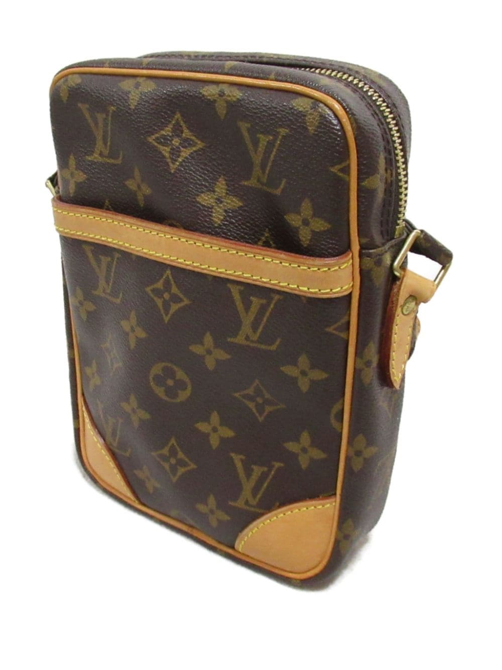 Pre-owned Louis Vuitton 2004 Danube Shoulder Bag In 褐色