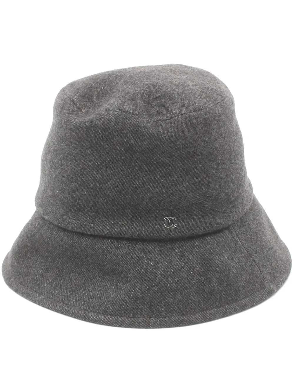 CHANEL Pre-Owned 1986-1988 CC bucket hat - Grey