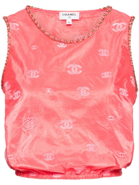 CHANEL 2000s CC Mark blouse Women