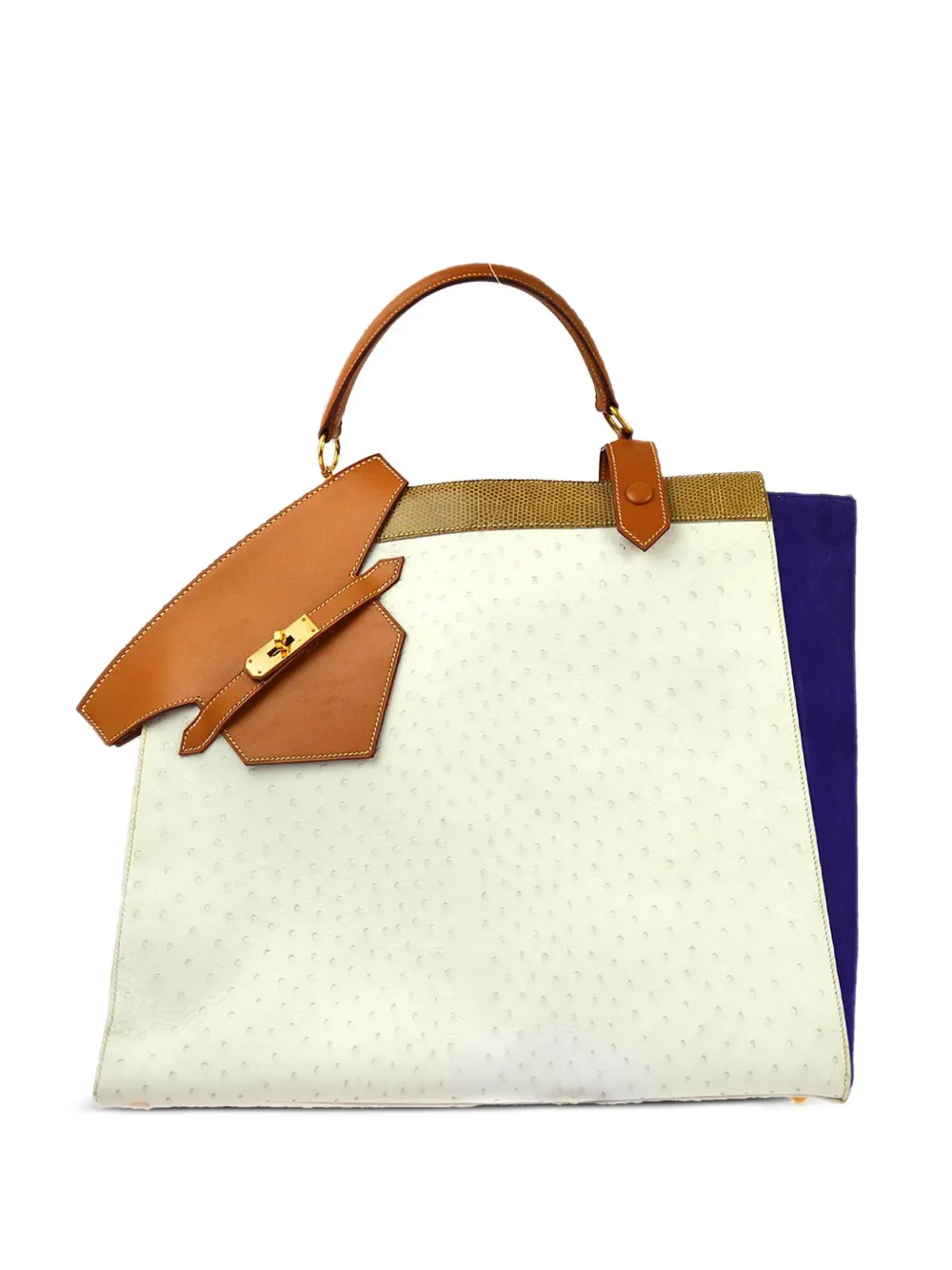 Hermès Pre-Owned 1992 ヒマラヤ ハンドバッグ - ホワイト Hermès Pre-Owned 1992 ヒマラヤ ハンドバッグ - ホワイト
