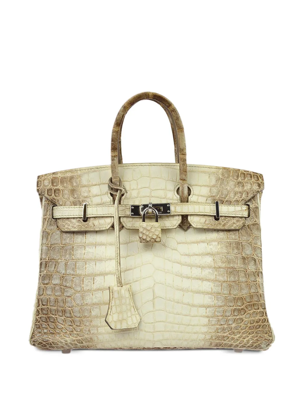 Hermès Pre-Owned 2012 ヒマラヤ バーキン 25 バッグ - ホワイト Hermès Pre-Owned 2012 ヒマラヤ バーキン 25 バッグ - ホワイト