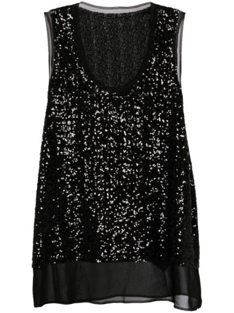 Comme Des Garcons sequin-embelished tank top Women