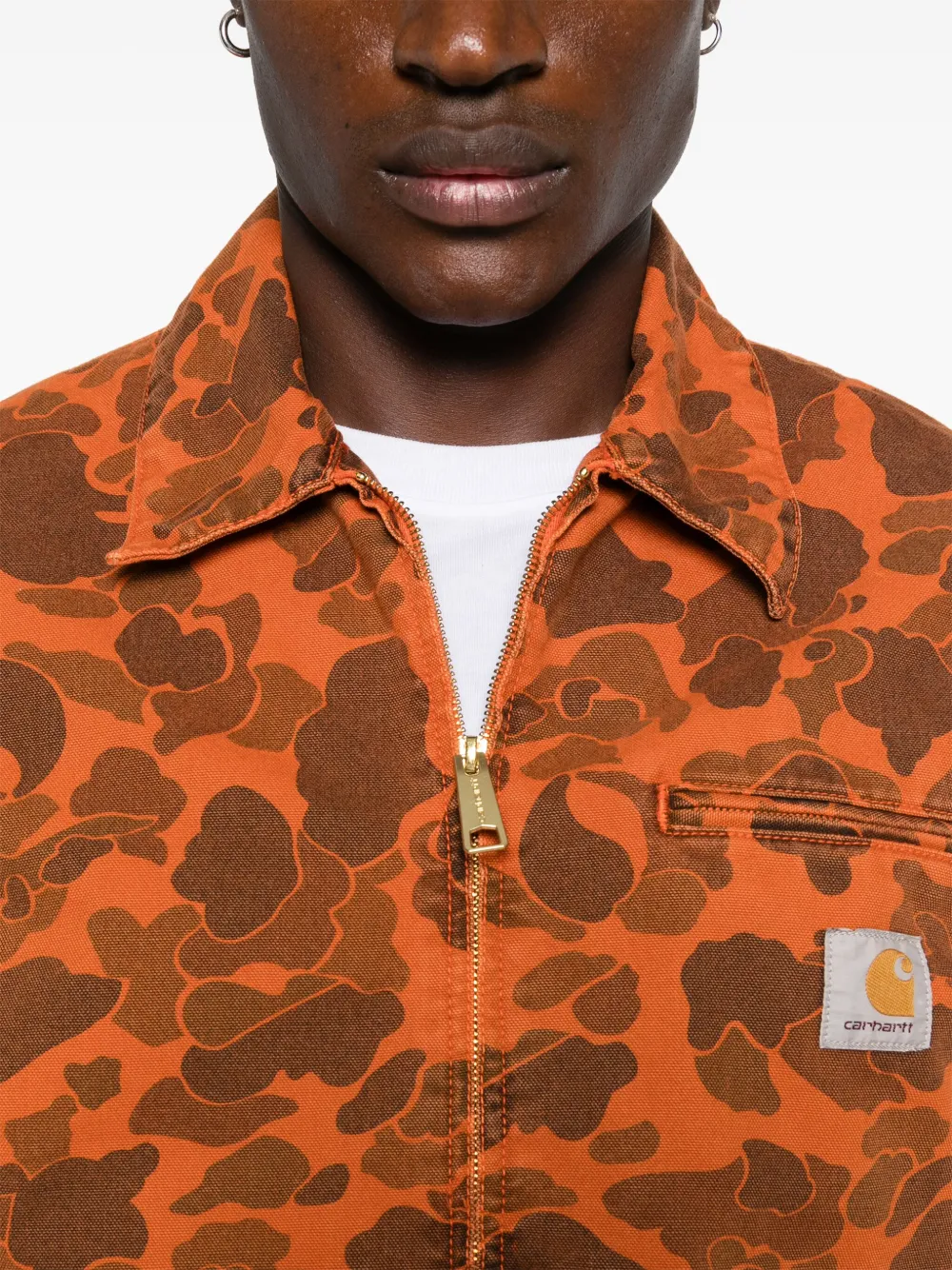 Carhartt WIP Duck Detroit jack Oranje