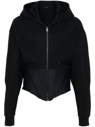 Mugler コルセット パーカー | ブラック | FARFETCH JP Mugler コルセット パーカー | ブラック | FARFETCH JP