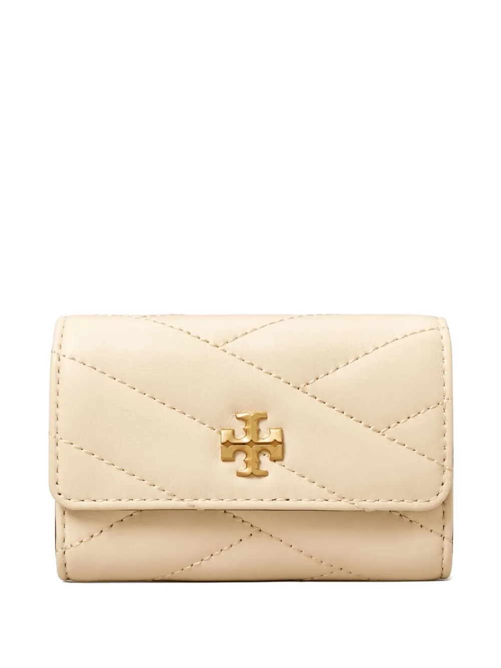 Tory Burch Kira 二つ折り財布 - ニュートラル Tory Burch Kira 二つ折り財布 - ニュートラル