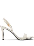 Tory Burch 85mm Double T buckle sandals - Neutrals