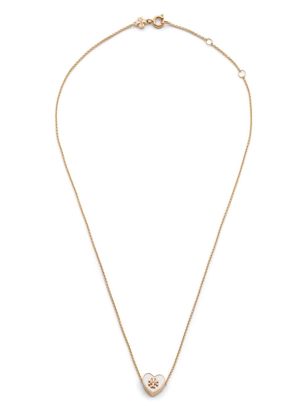 Tory Burch Kira Heart necklace - Toni neutri