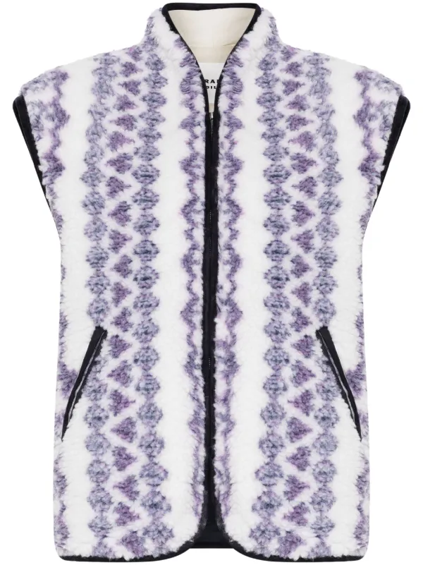 Marant Étoile Maximilia Gilet in White