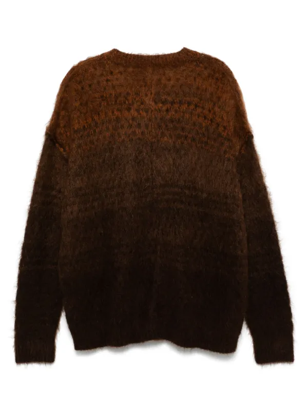 CMMN SWDN モヘアニット Cmmn Swdn gradient-effect Sweater | Brown | FARFETCH ID
