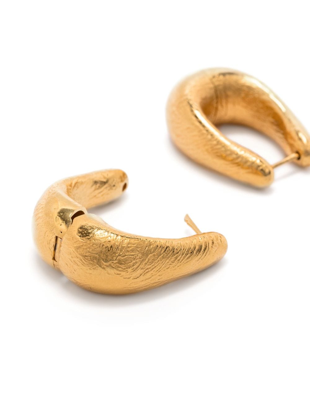 Shop Forte Forte Sculpture Earrings In Gold