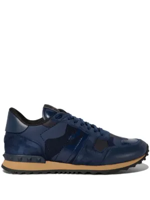 Navy valentino trainers hotsell