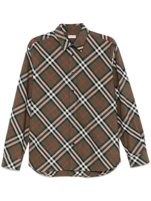 check-pattern shirt