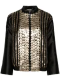 Alberta Ferretti appliqué-detail jacket - Black