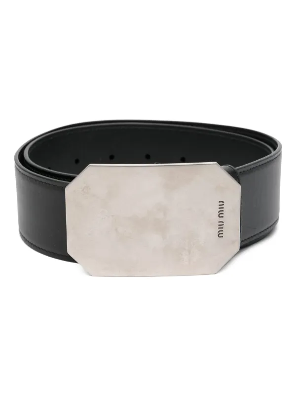 【関税&送料込】Miu Miu Miu Miu Black Leather Belt 24939093_55272002_600.jpg
