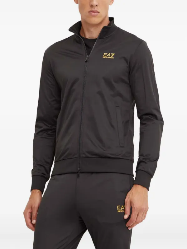 Ea7 Emporio Armani ジップアップ ジャンプスーツ | ブラック