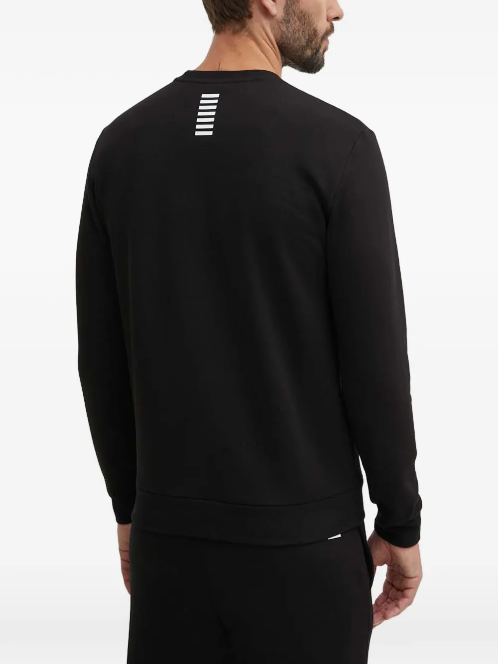 Ea7 Emporio Armani logo-print tracksuit Zwart