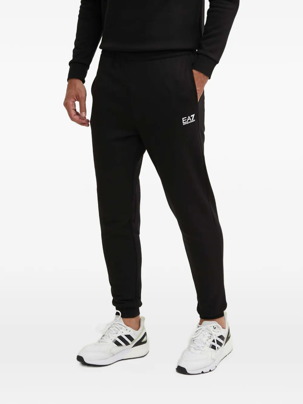 Ea7 Emporio Armani logo-print tracksuit Zwart