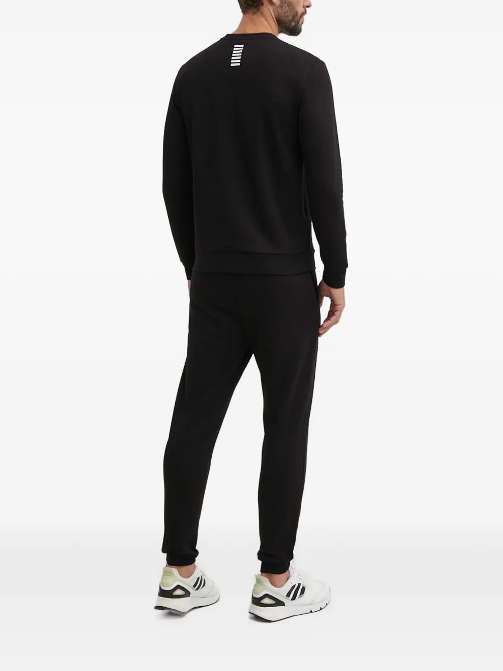Ea7 Emporio Armani logo-print tracksuit Zwart