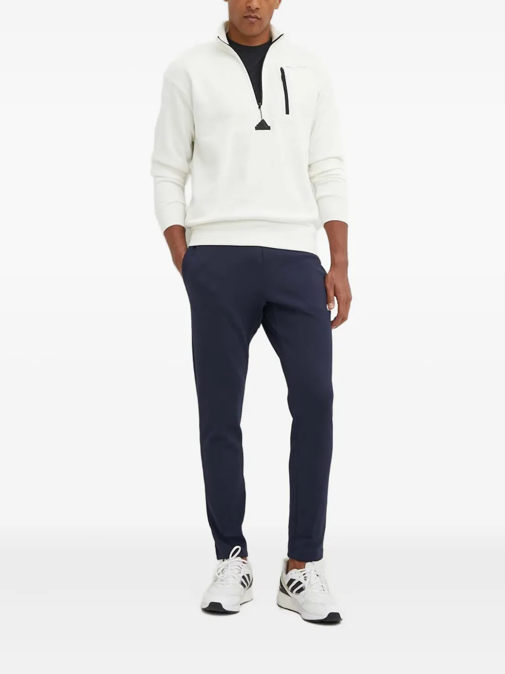 Ea7 Emporio Armani T-shirt met logopatch - Blauw