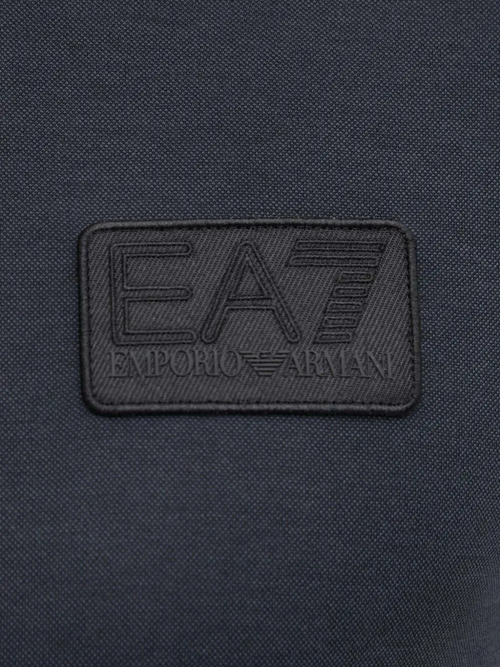 Ea7 Emporio Armani T-shirt met logopatch Blauw