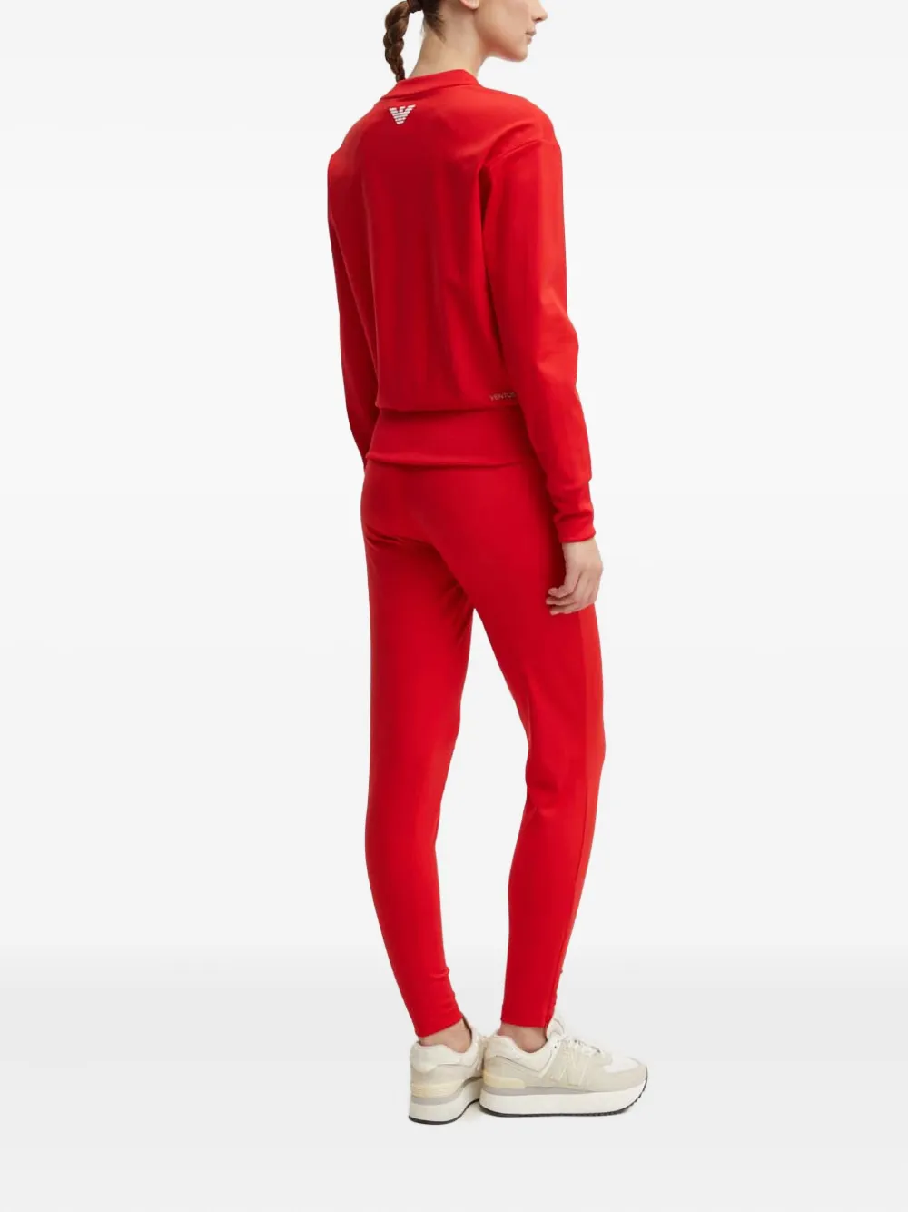 Ea7 Emporio Armani Trainingspak met logo Rood