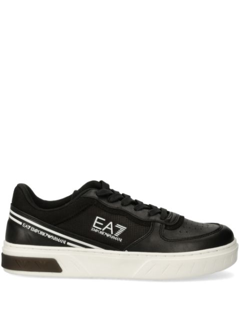 Ea7 Emporio Armani logo-patch panelled sneakers Women