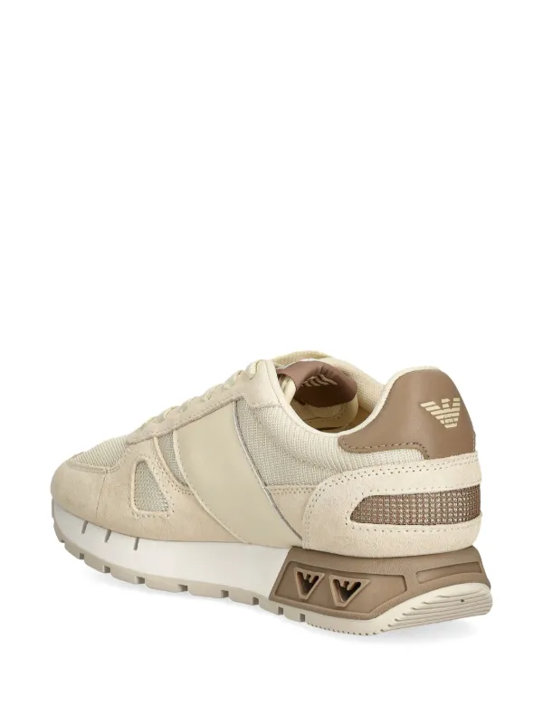 『EMPORIO ARMANI 』Ea7 カラーブロックレースアップ スニーカー Ea7 Emporio Armani レースアップ スニーカー | グリーン